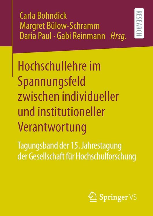 Produktbild: Hochschullehre im Spannungsfeld zwischen individueller und institutioneller Verantwortung