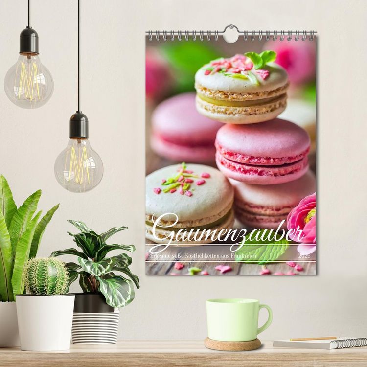 Produktbild: Gaumenzauber - Erlesene s&uuml;&szlig;e K&ouml;stlichkeiten aus Frankreich (Wandkalender 2026 DIN A4 hoch), CALVENDO Monatskalender