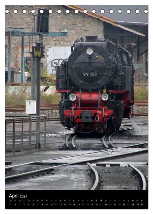 Produktbild: Die Brockenbahn (Tischkalender 2027 DIN A5 hoch), CALVENDO Monatskalender