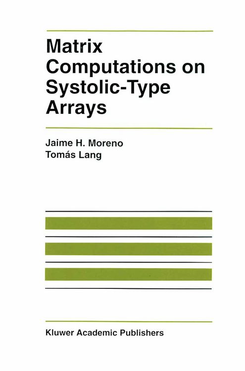 Produktbild: Matrix Computations on Systolic-Type Arrays