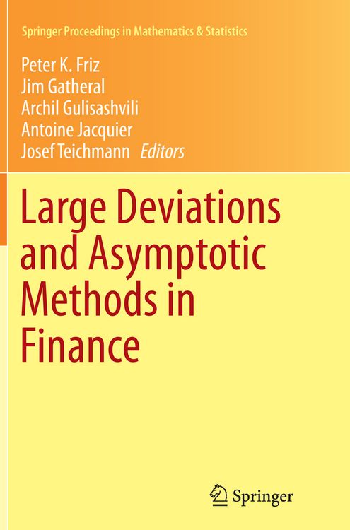 Produktbild: Large Deviations and Asymptotic Methods in Finance
