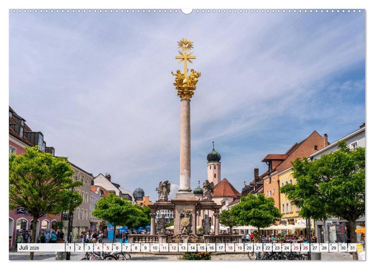 Produktbild: Deutsche Fl&uuml;sse - An der Donau (hochwertiger Premium Wandkalender 2026 DIN A2 quer), Kunstdruck in Hochglanz