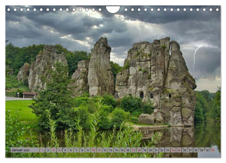 Produktbild: Streifzug durch Ostwestfalen (Wandkalender 2026 DIN A4 quer), CALVENDO Monatskalender