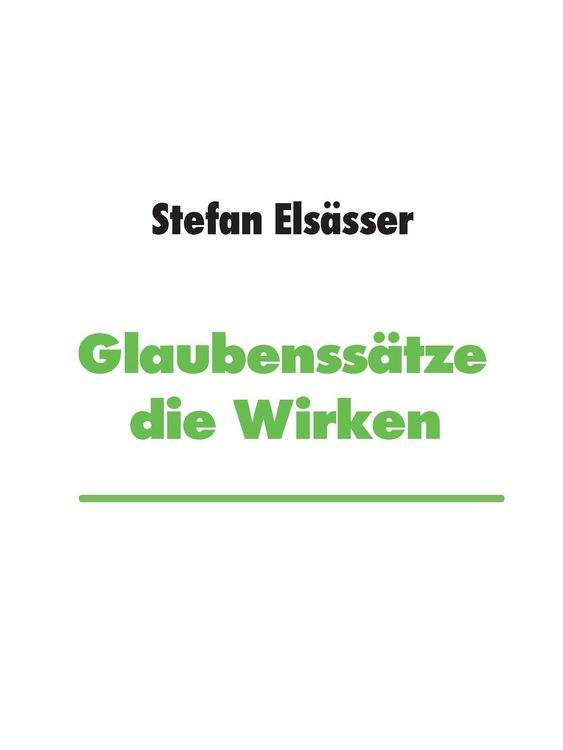 Produktbild: Glaubenss&auml;tze die Wirken