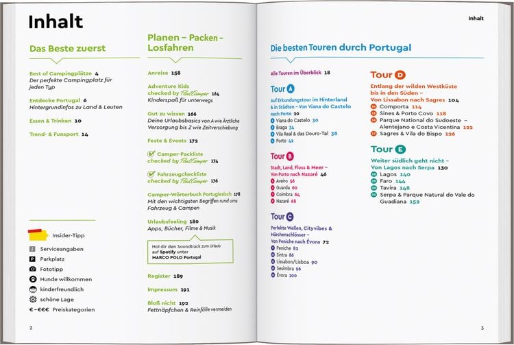 Produktbild: MARCO POLO Camper Guide Portugal