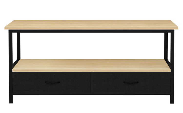 Produktbild: Metall Holz Schublade Sofatisch Couchtisch Flonila