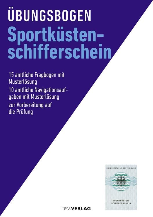 Produktbild: &Uuml;bungsbogen Sportk&uuml;stenschifferschein