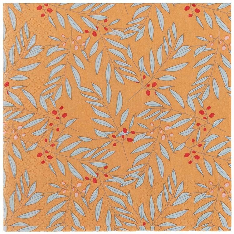 Produktbild: Servietten, Zweige, Orange, Mix