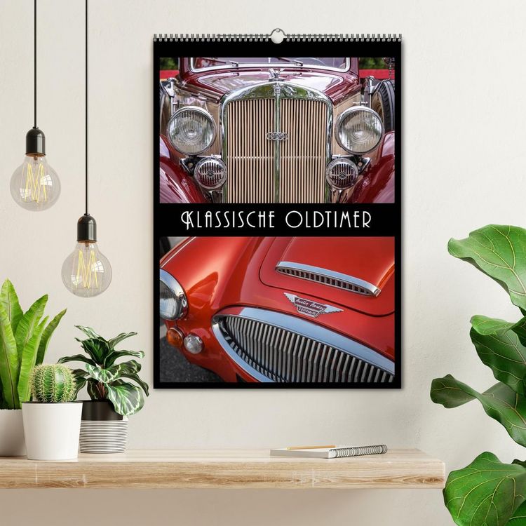 Produktbild: Klassische Oldtimer (Wandkalender 2026 DIN A2 hoch), CALVENDO Monatskalender