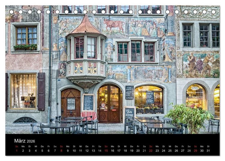 Produktbild: Von Schaffhausen zum S&auml;ntis (Tischkalender 2026 DIN A5 quer), CALVENDO Monatskalender