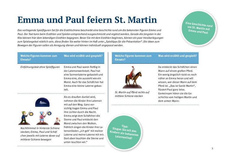 Produktbild: Emma und Paul feiern St. Martin. Erz&auml;hlschienen-Figurenset