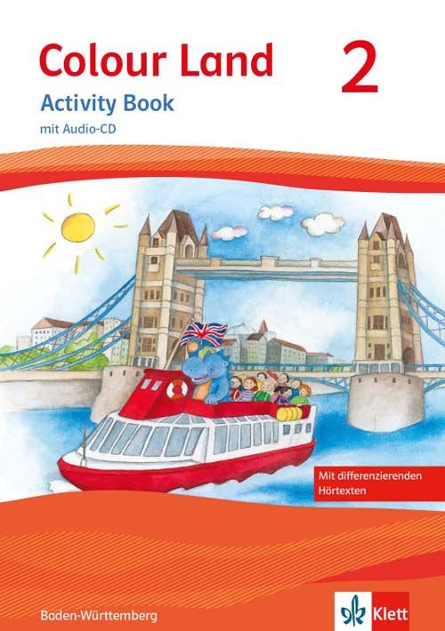 Produktbild: Colour Land. F&uuml;r den Beginn ab Klasse 1. Ausgabe 2016. Activity Book mit Audio-CD und Bildkarten 2. Schuljahr