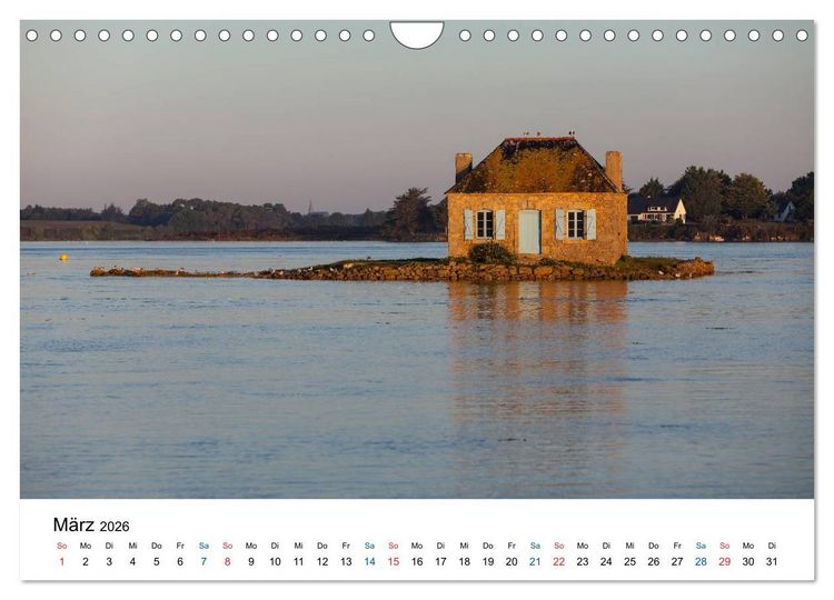 Produktbild: Das Morbihan - ein Ausflug in den S&uuml;den der Bretagne (Wandkalender 2026 DIN A4 quer), CALVENDO Monatskalender