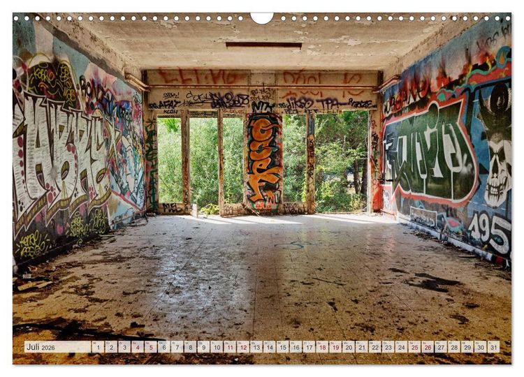 Produktbild: Lost Places Kalender - Daylight (Wandkalender 2026 DIN A3 quer), CALVENDO Monatskalender