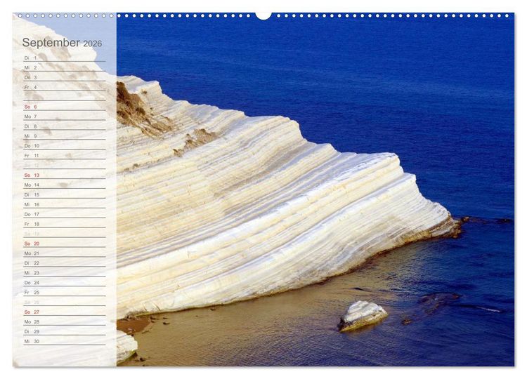 Produktbild: Die sch&ouml;nsten K&uuml;sten Italiens (Wandkalender 2026 DIN A2 quer), CALVENDO Monatskalender