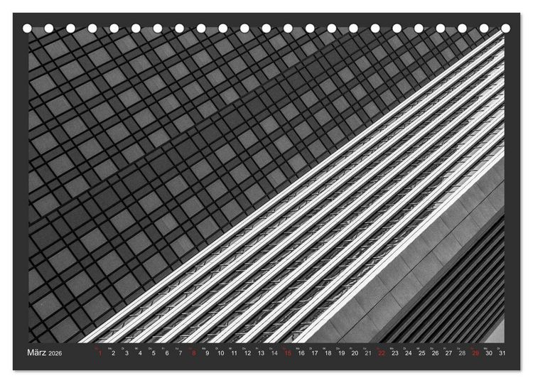 Produktbild: Architektur - Fassaden im Detail 2026 (Tischkalender 2026 DIN A5 quer), CALVENDO Monatskalender