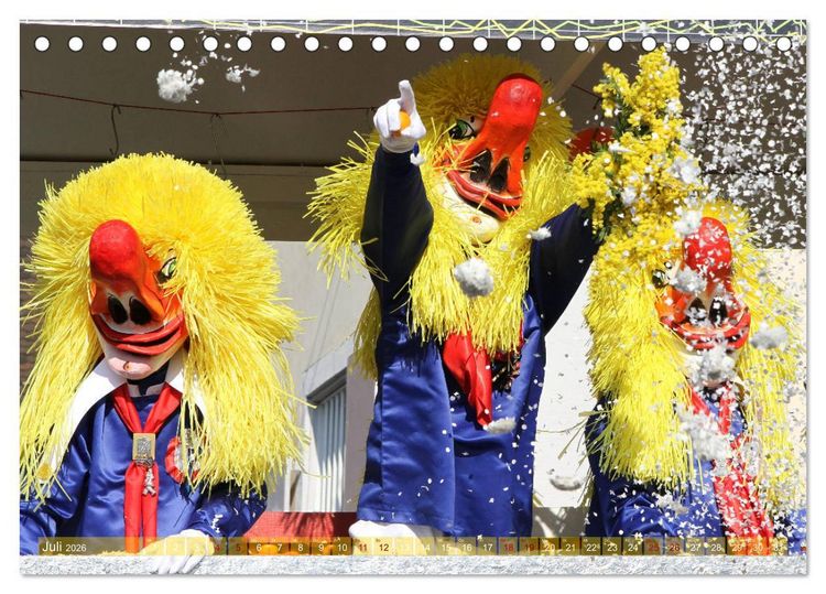 Produktbild: Basels Fasnacht (Tischkalender 2026 DIN A5 quer), CALVENDO Monatskalender