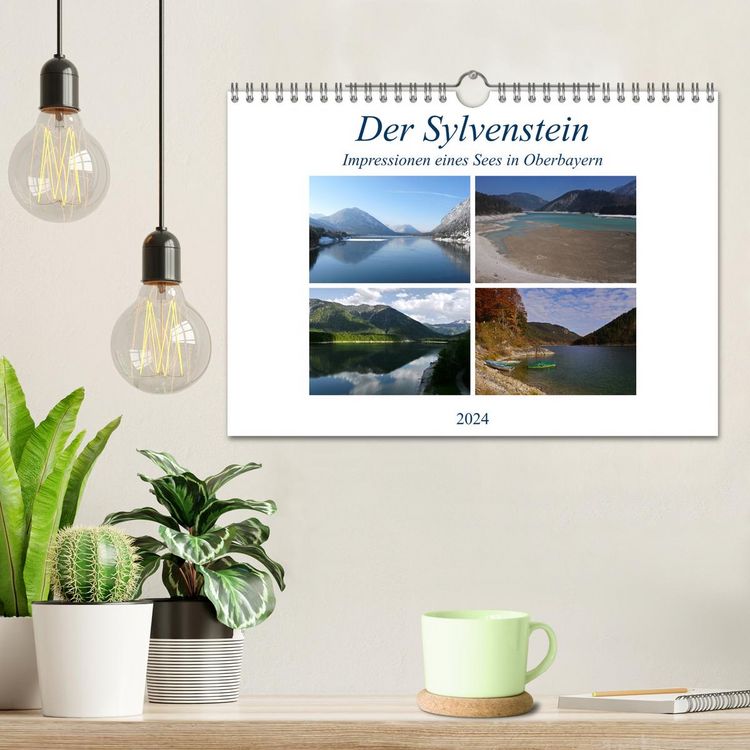 Produktbild: Der Sylvenstein - Impressionen eines Sees in Oberbayern (Wandkalender 2026 DIN A4 quer), CALVENDO Monatskalender