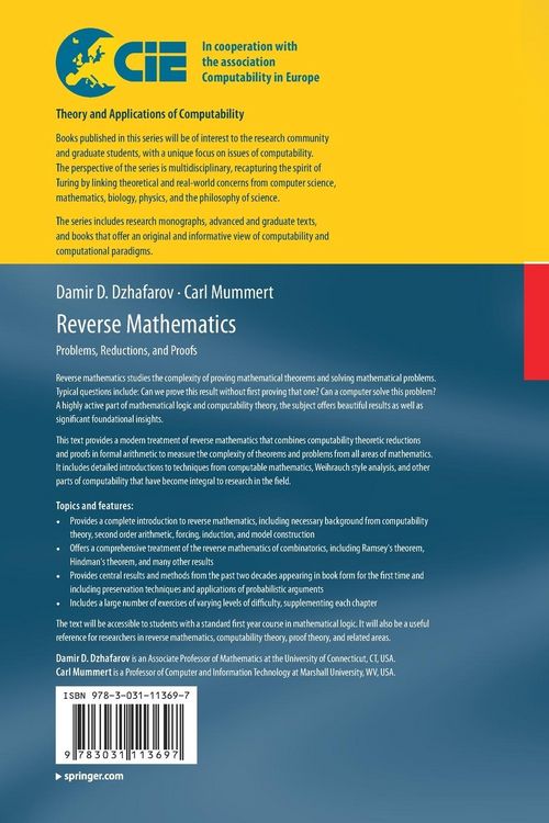 Produktbild: Reverse Mathematics