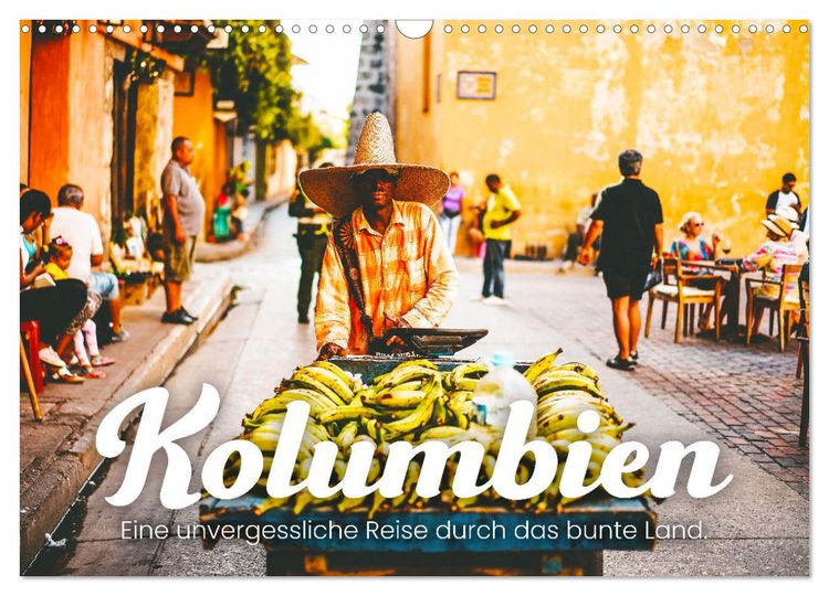 Produktbild: Kolumbien - Eine unvergessliche Reise durch das bunte Land. (Wandkalender 2026 DIN A3 quer), CALVENDO Monatskalender
