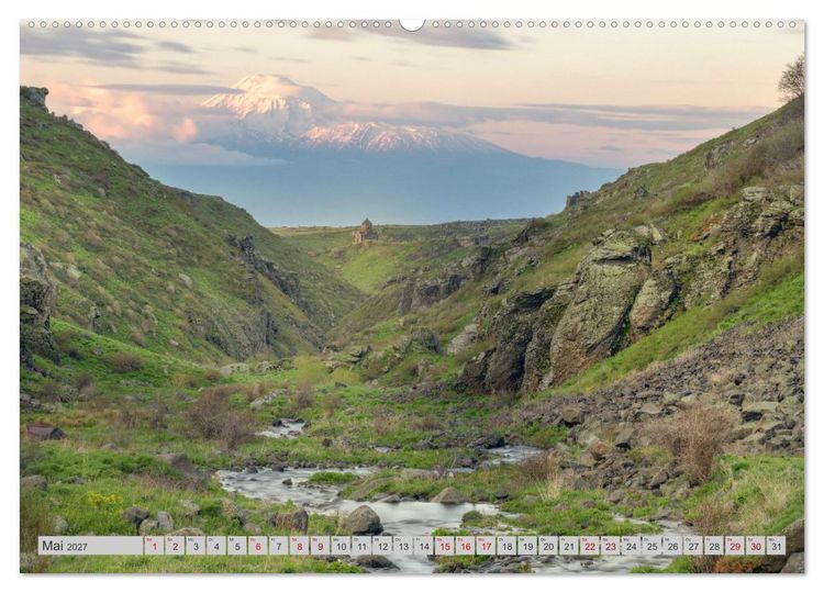 Produktbild: Steine Des Glaubens: Heiliges Armenien (hochwertiger Premium Wandkalender 2027 DIN A2 quer), Kunstdruck in Hochglanz