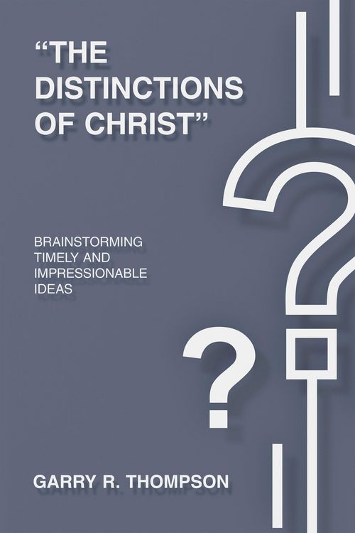 Produktbild: "the Distinctions Of Christ"