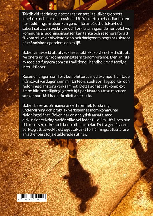 Produktbild: Taktik vid r&auml;ddningsinsatser