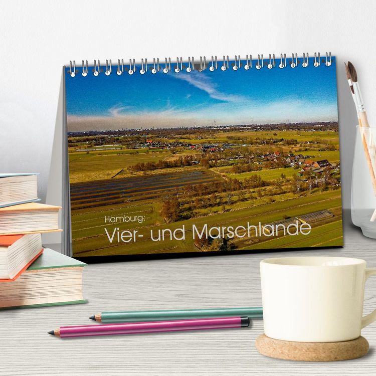 Produktbild: Hamburg: Vier- und Marschlande (Tischkalender 2026 DIN A5 quer), CALVENDO Monatskalender