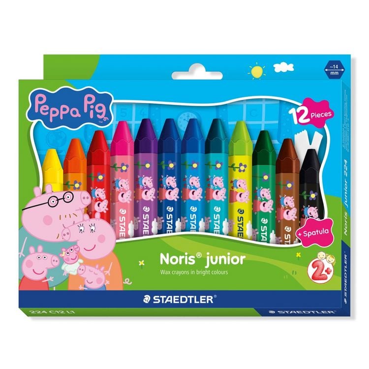 Produktbild: Wachsmalstift Noris&reg; junior Peppa Pig - Wachsmalkreide im 12er Etui Noris&reg; junior 224