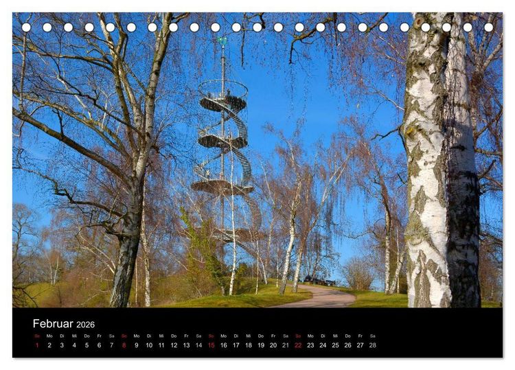 Produktbild: Baden-W&uuml;rttemberg 2026 (Tischkalender 2026 DIN A5 quer), CALVENDO Monatskalender