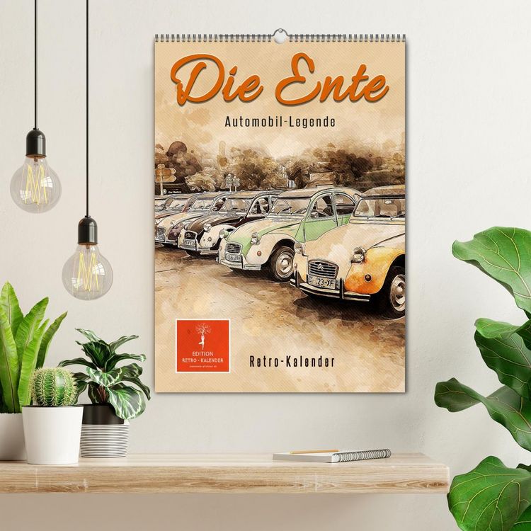 Produktbild: Die Ente - Automobil Legende (Wandkalender 2026 DIN A2 hoch), CALVENDO Monatskalender