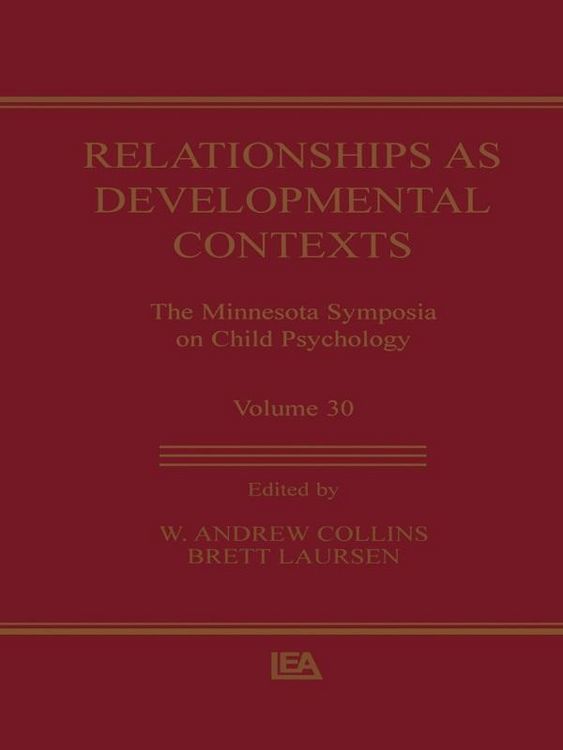Produktbild: Relationships as Developmental Contexts
