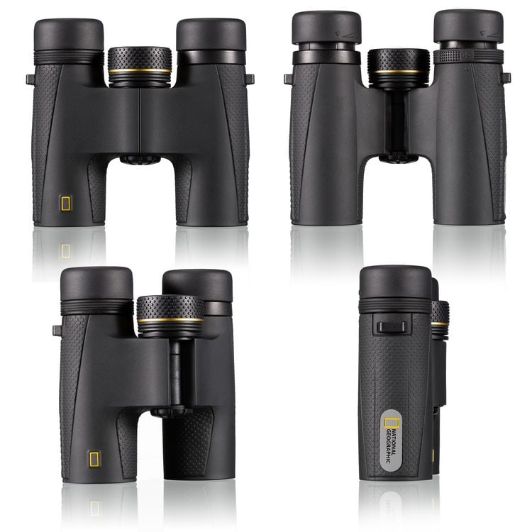Produktbild: National Geographic 9076550 - Taschenfernglas 10x25, mit hochwertigen BaK-4-Prismen, Fernglas mit Tasche und Trageriemen