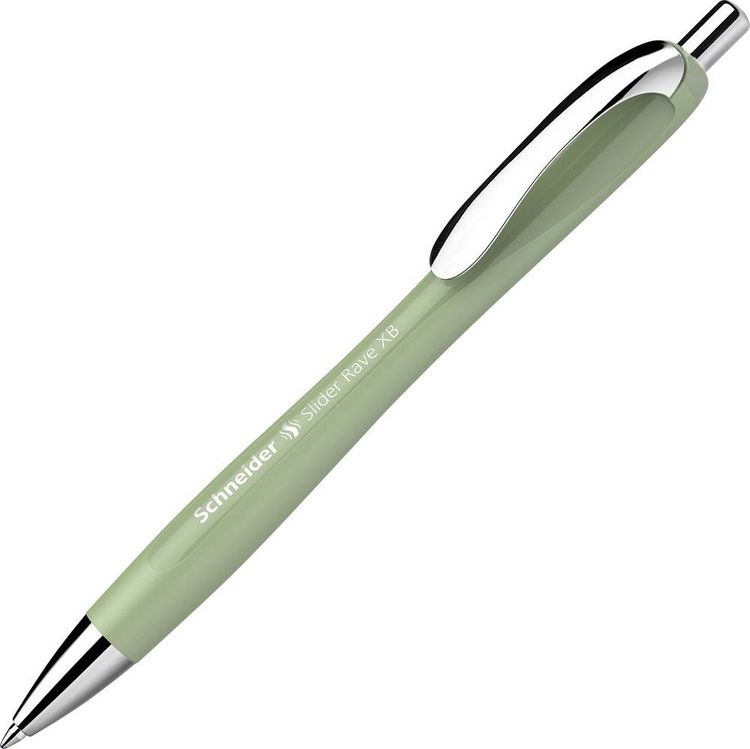 Produktbild: Schneider Kugelschreiber Slider Rave organic green, Mine Slider 755 XB blau