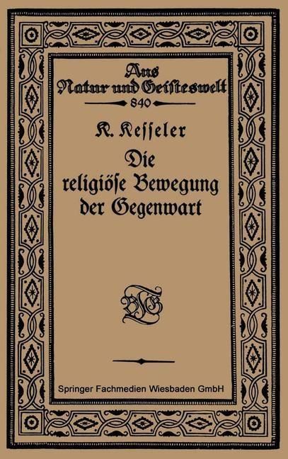 Produktbild: Die religi&ouml;se Bewegung der Gegenwart