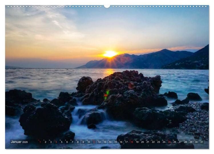 Produktbild: Die sch&ouml;nsten Sonnenunterg&auml;nge der Welt (hochwertiger Premium Wandkalender 2026 DIN A2 quer), Kunstdruck in Hochglanz