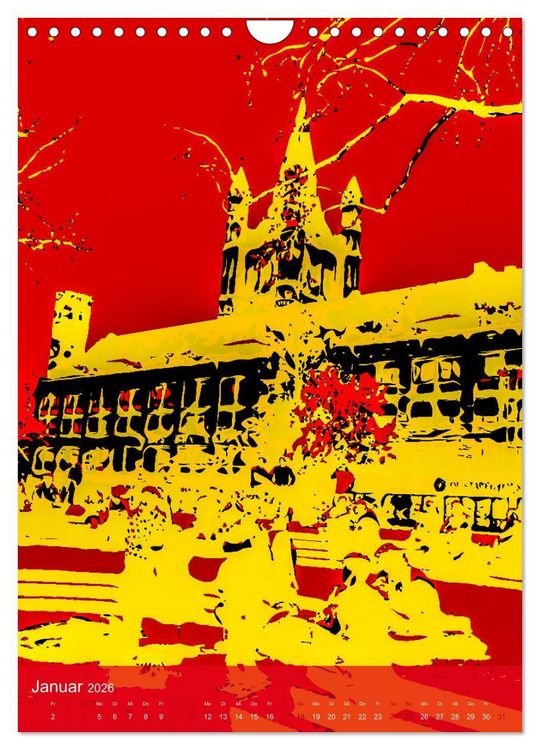 Produktbild: Pop-Artiges K&ouml;ln (Wandkalender 2026 DIN A4 hoch), CALVENDO Monatskalender