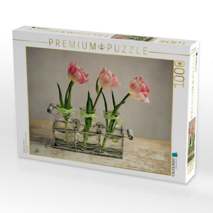 Produktbild: CALVENDO Puzzle Stillleben mit Tulpen | 1000 Teile Lege-Gr&ouml;&szlig;e 64x48cm Foto-Puzzle f&uuml;r gl&uuml;ckliche Stunden