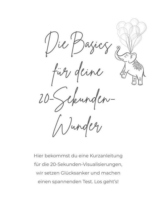 Produktbild: 20 Sekunden f&uuml;r deine Wunscherf&uuml;llung