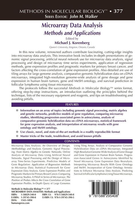 Produktbild: Microarray Data Analysis