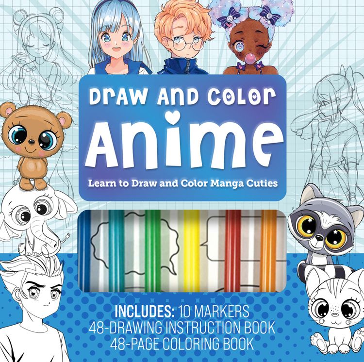 Produktbild: Draw & Color Anime Kit