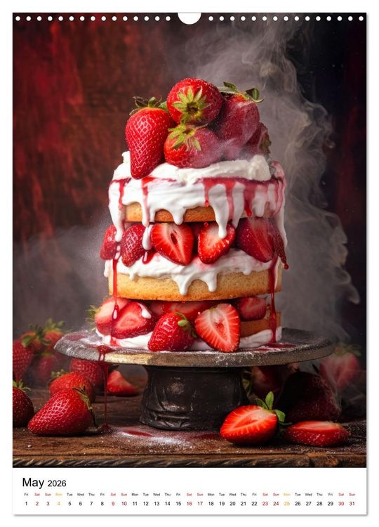 Produktbild: Yummy Bakes (Wall Calendar 2026 DIN A3 portrait), CALVENDO 12 Month Wall Calendar