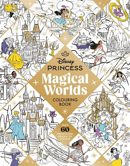 Produktbild: Disney Princess Magical Worlds Colouring Book