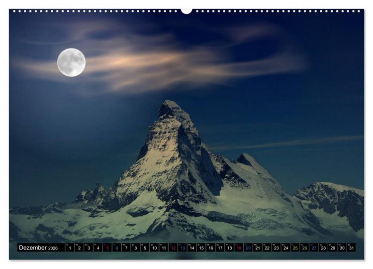 Produktbild: MATTERHORN. Faszination und Magie (Wandkalender 2026 DIN A2 quer), CALVENDO Monatskalender