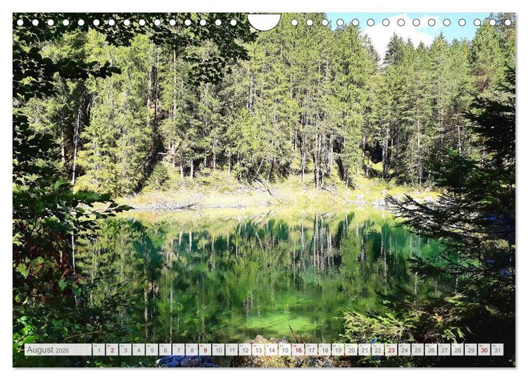 Produktbild: Mein Eibsee - Die Perle unterhalb der Zugspitze im Jahresverlauf (Wandkalender 2026 DIN A4 quer), CALVENDO Monatskalender