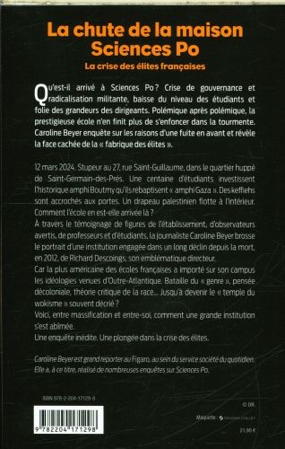 Produktbild: La chute de la maison Sciences Po : la crise des &eacute;lites fran&ccedil;aises