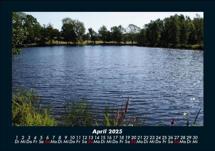 Produktbild: Die Seen der Erde 2025 Fotokalender DIN A5