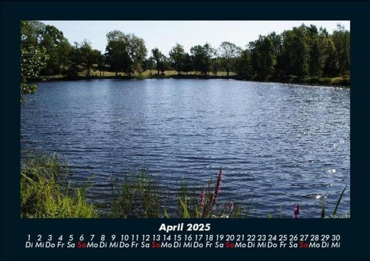 Produktbild: Die Seen der Erde 2025 Fotokalender DIN A5