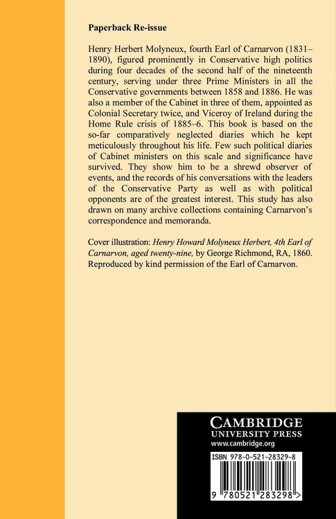 Produktbild: The Political Diaries of the Fourth Earl of Carnarvon, 1857 1890