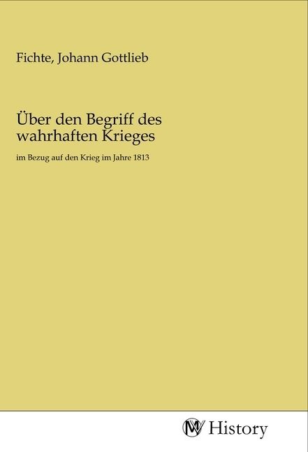 Produktbild: &Uuml;ber den Begriff des wahrhaften Krieges